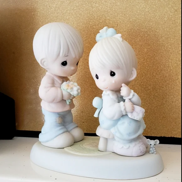 1995 Precious Moments My Love Blooms For You Vintage Collectible Figurine - Picture 5 of 5